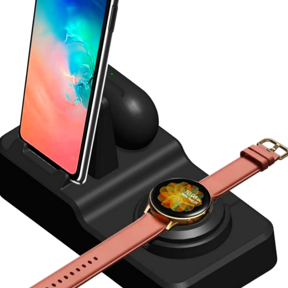 Charger stand for phone and watch